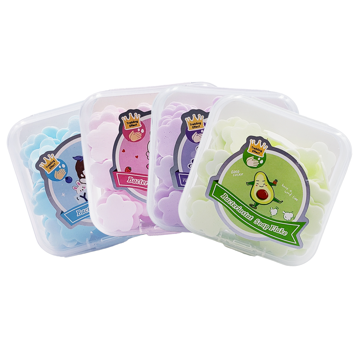Láminitas de jabón colores variados