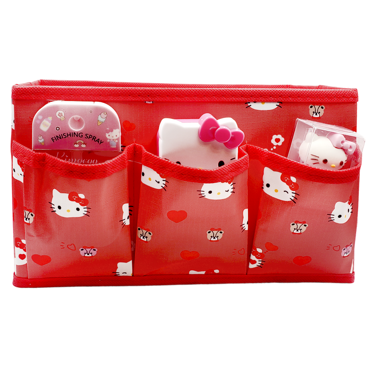Cajón organizador plegable con bolsillos Hello Kitty