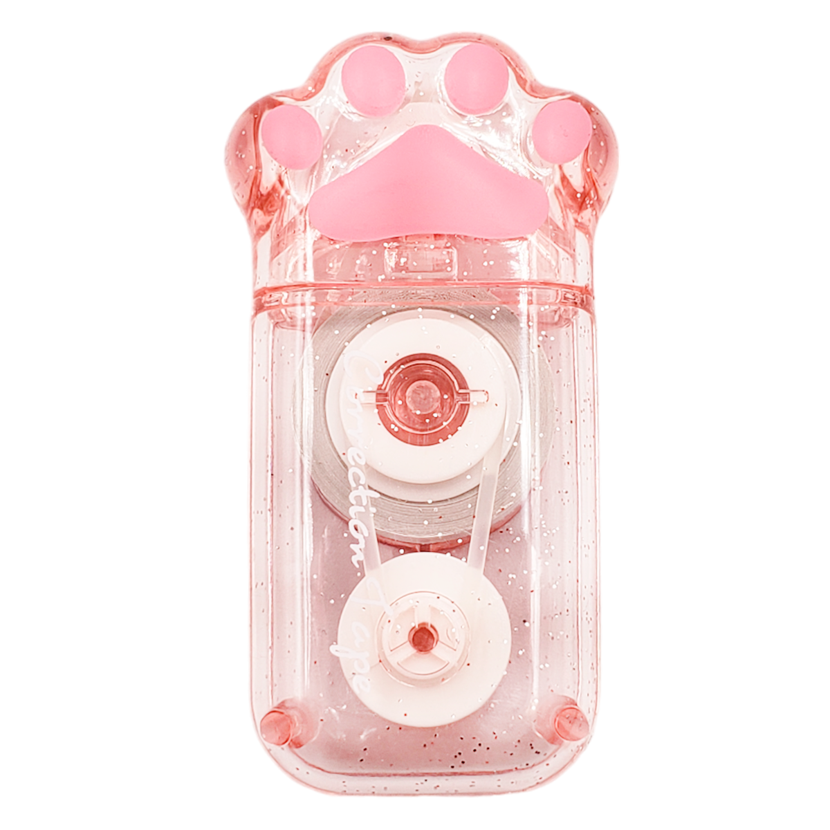 Corrector de cinta huella de gatito Kawaii