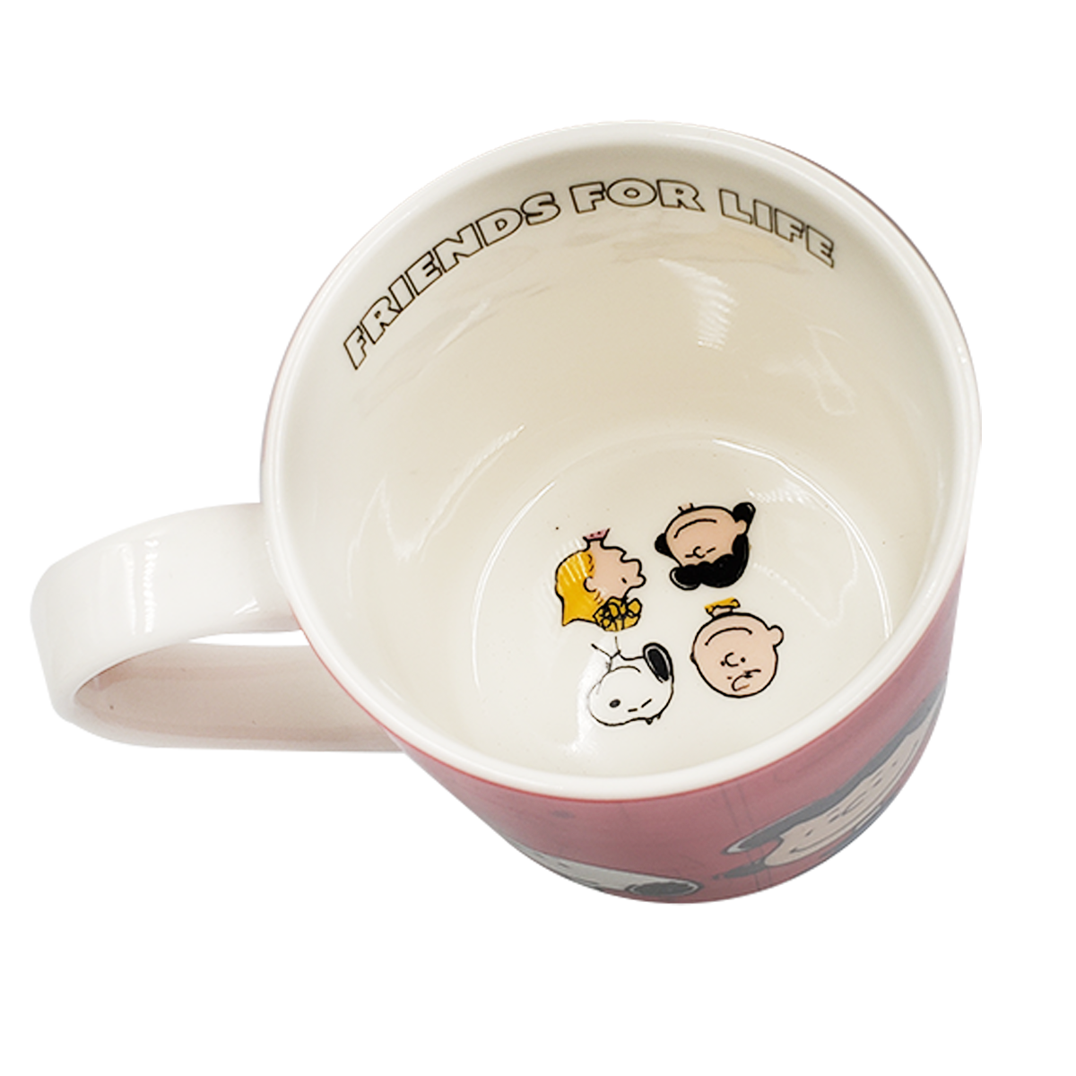 Juego de 4 tazas apilables Snoopy de porcelana