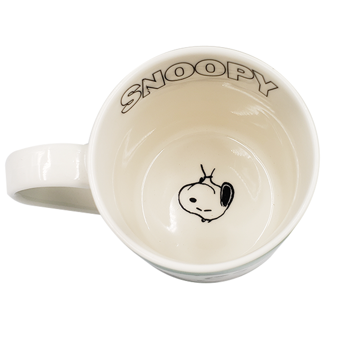 Juego de 4 tazas apilables Snoopy de porcelana