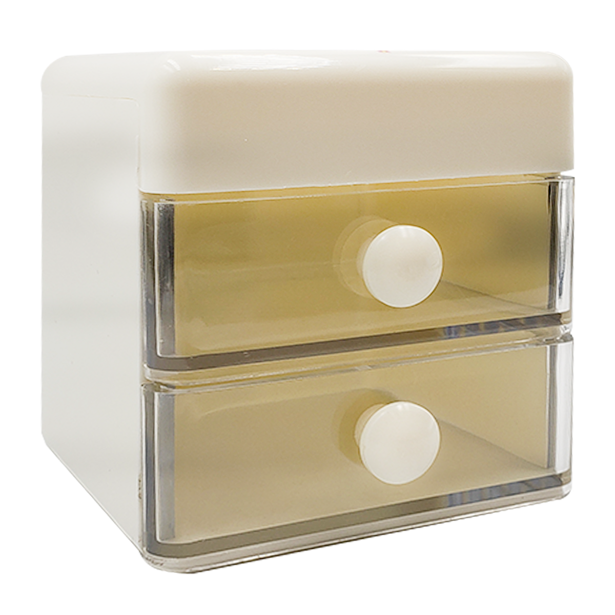 Organizador mini 2 cajoncitos - Kitty y osito