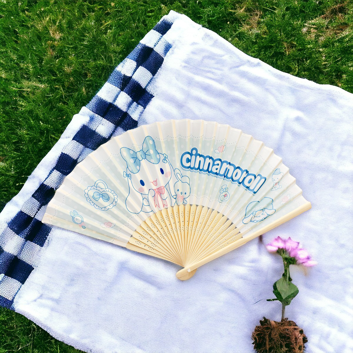 Abanico Sanrio - Cinnamoroll