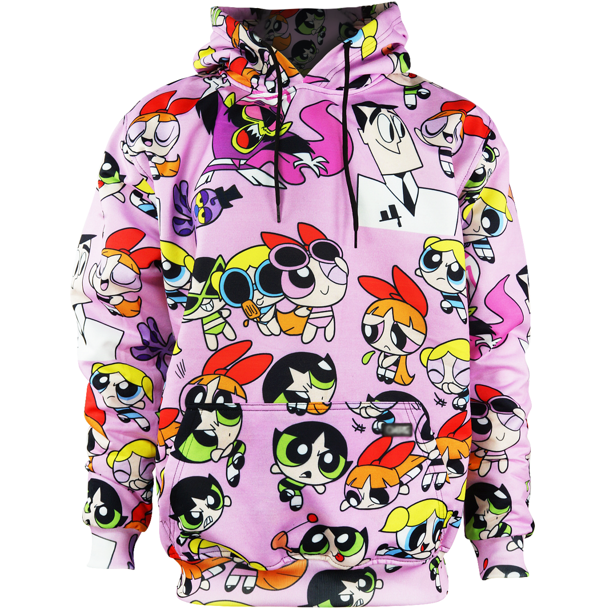 Sudadera hoddie cerrada con gorro - Chicas Super Poderosas