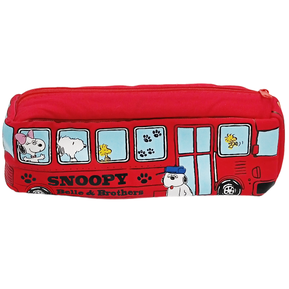 Lapicera camioncito escolar Snoopy roja