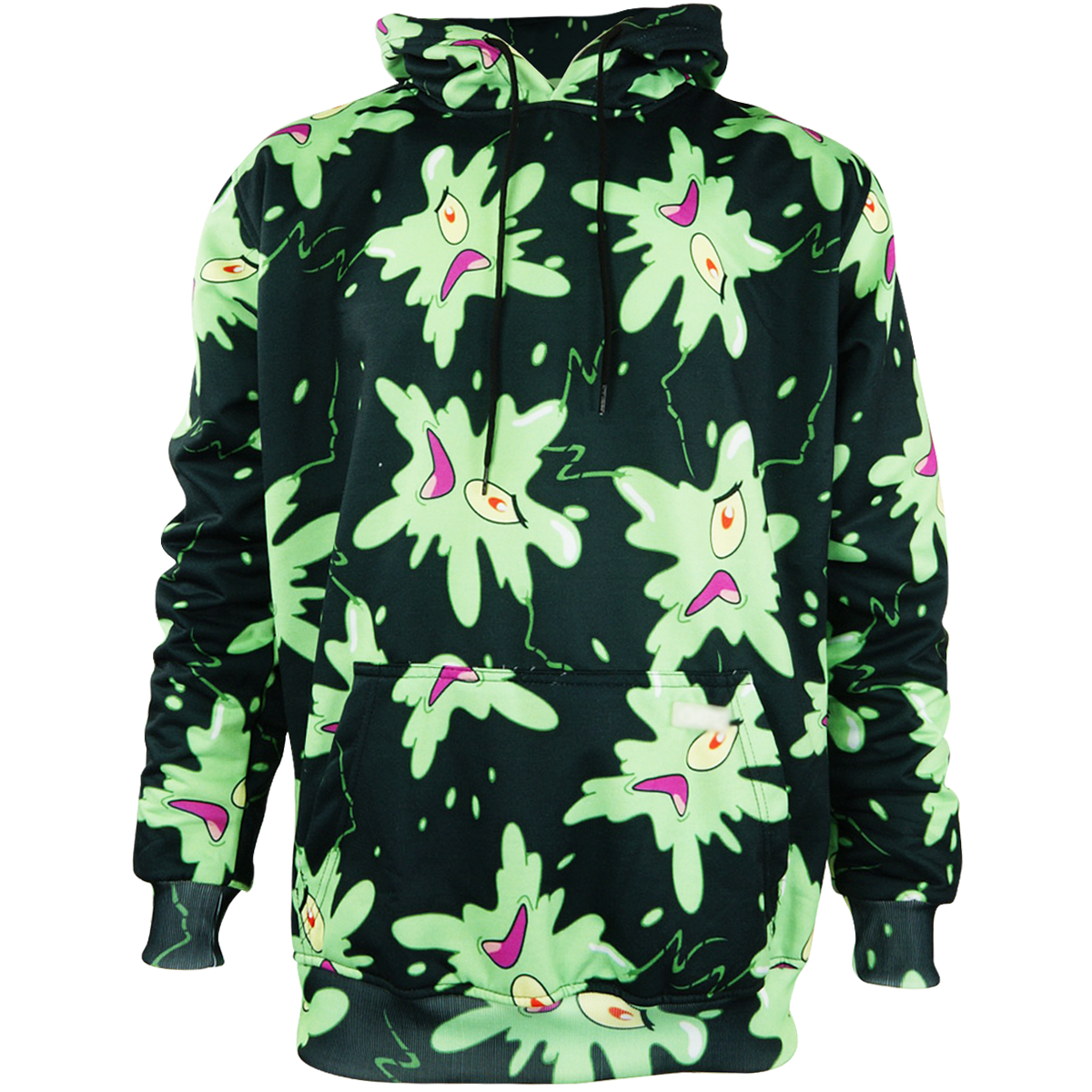 Sudadera hoddie cerrada con gorro - Plankton