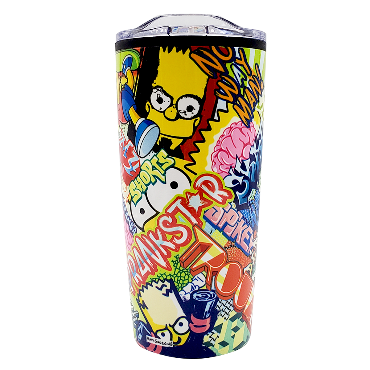 Termo doble pared de acero inoxidable Bart Simpson