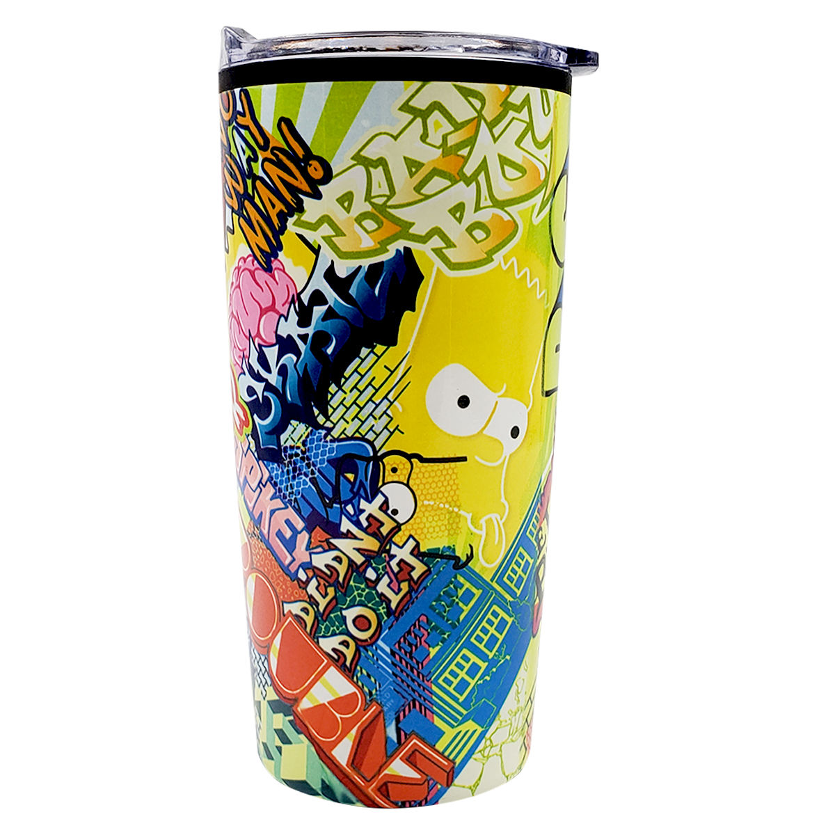 Termo doble pared de acero inoxidable Bart Simpson