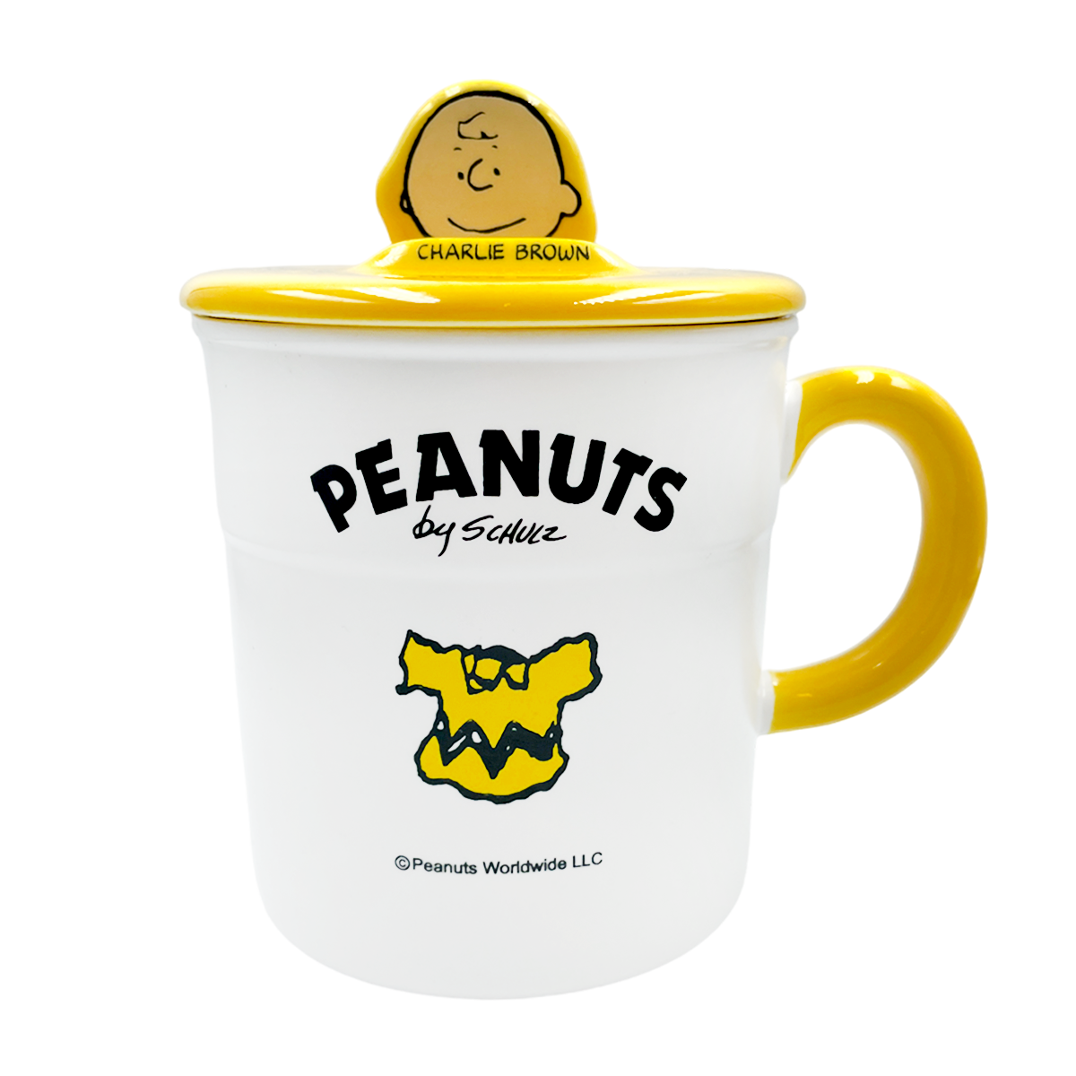 Taza con tapa Snoopy