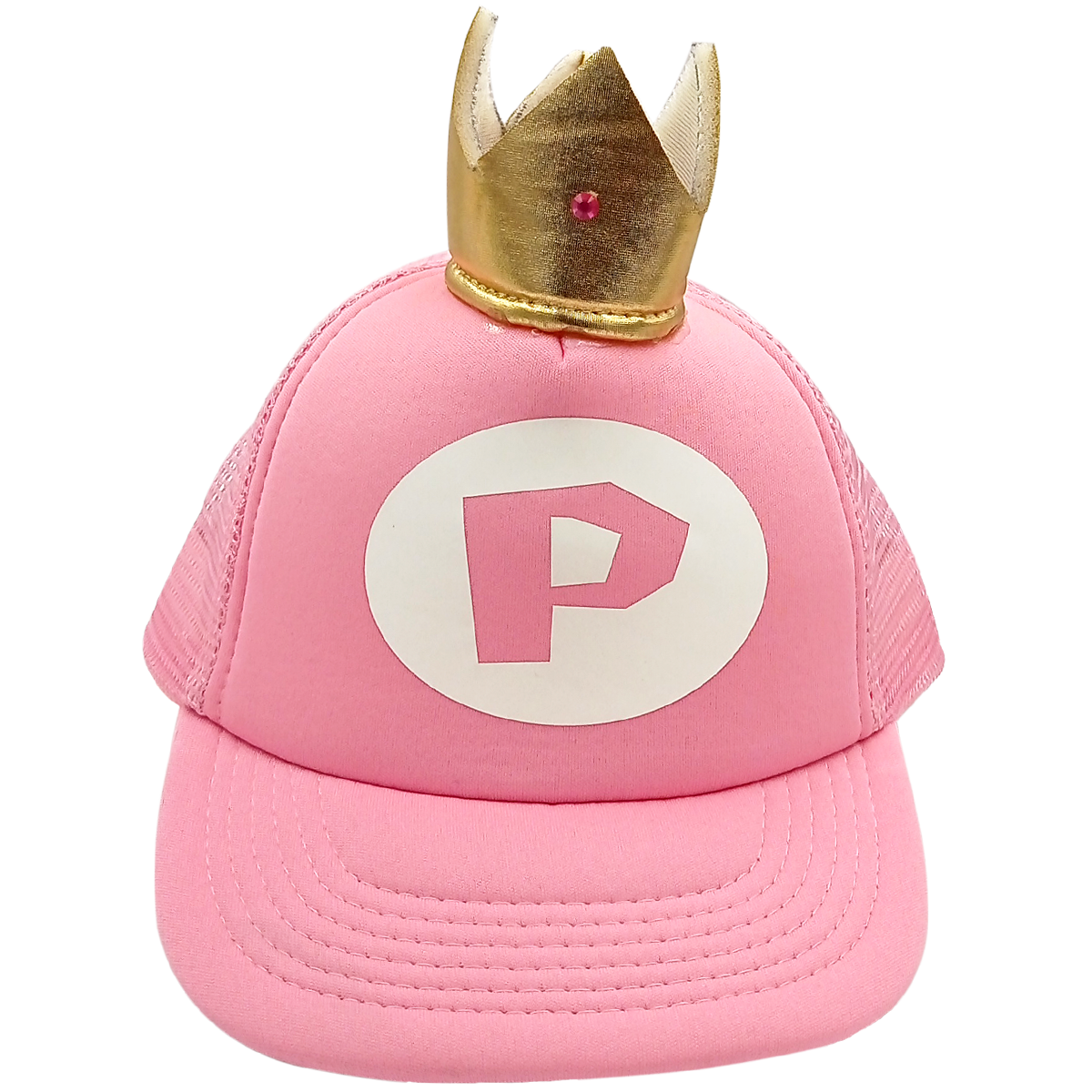 Gorra Princesa Peach con corona