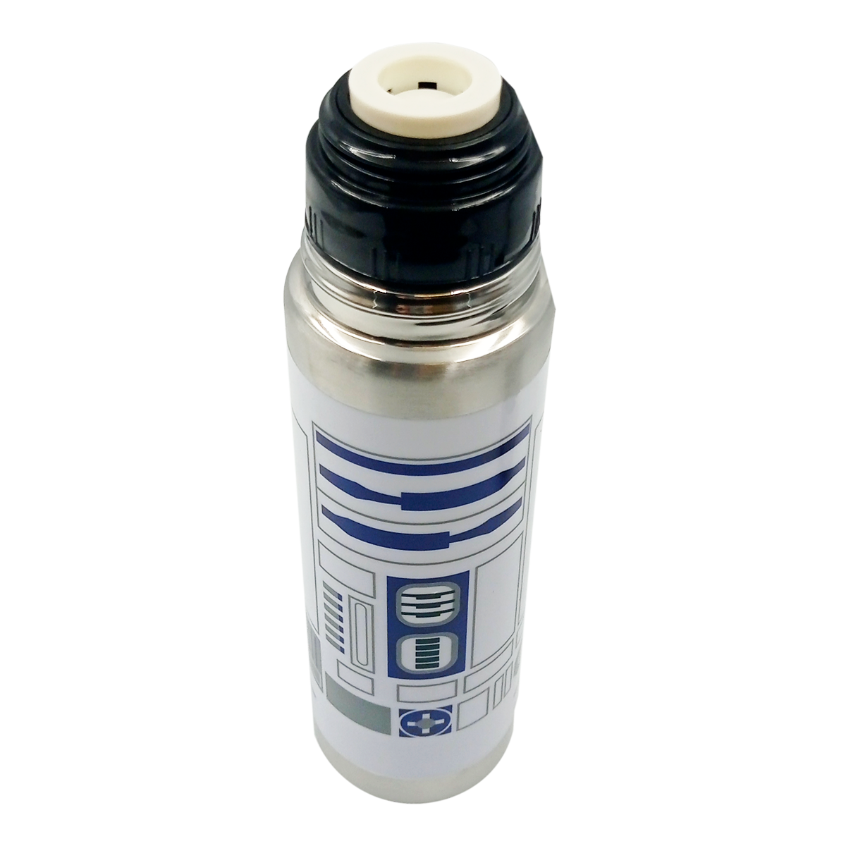 Botella termo de doble pared, tapa de acero R2D2
