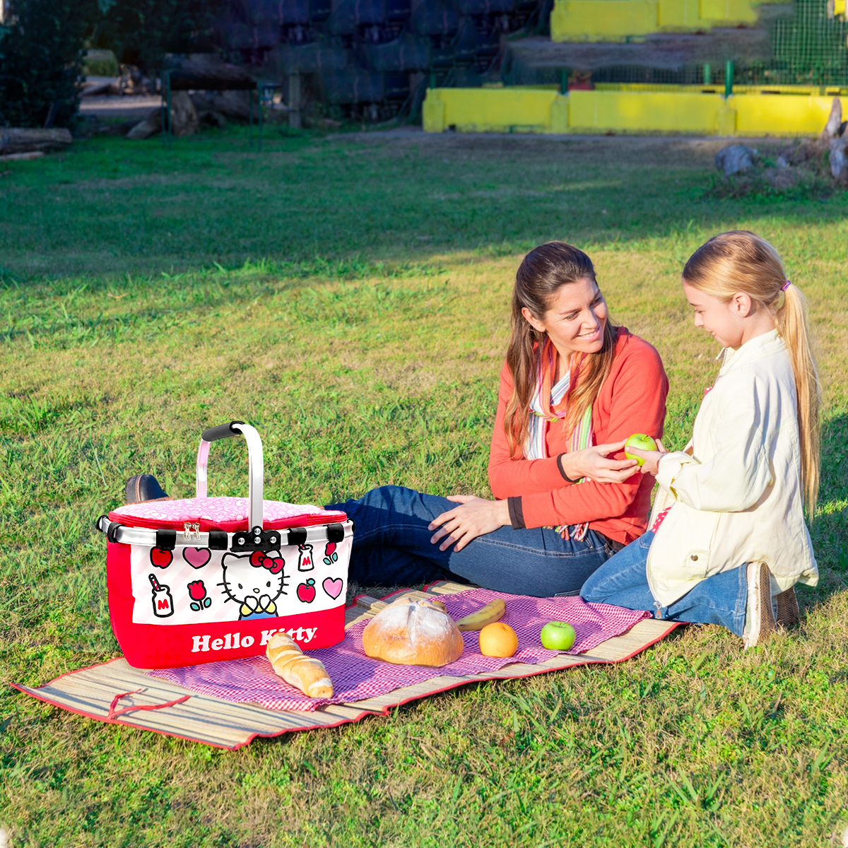 Canasta de picnic térmica plegable de Kitty