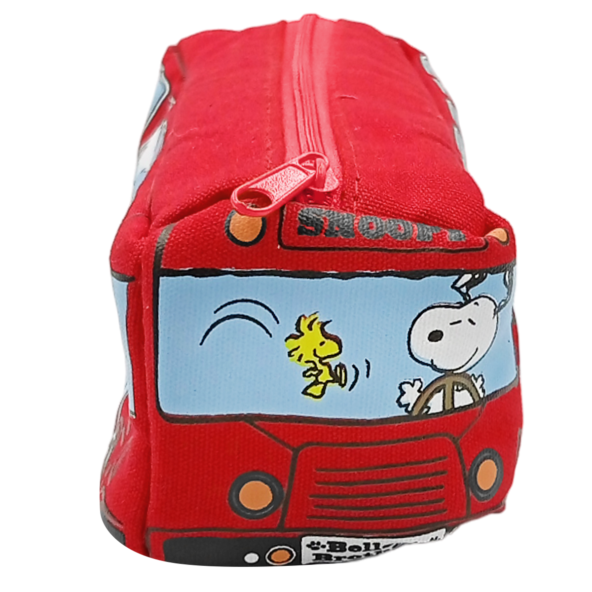 Lapicera camioncito escolar Snoopy roja