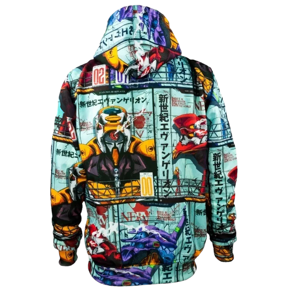Sudadera hoodie cerrada con gorro - Evangelion
