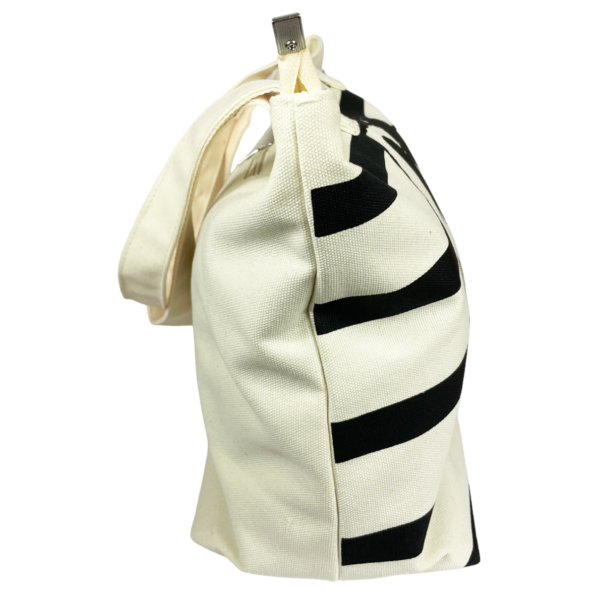 Bolsa tote de asa Snoopy rayada