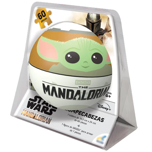 Rompecabezas en esfera metálica de Mandalorian