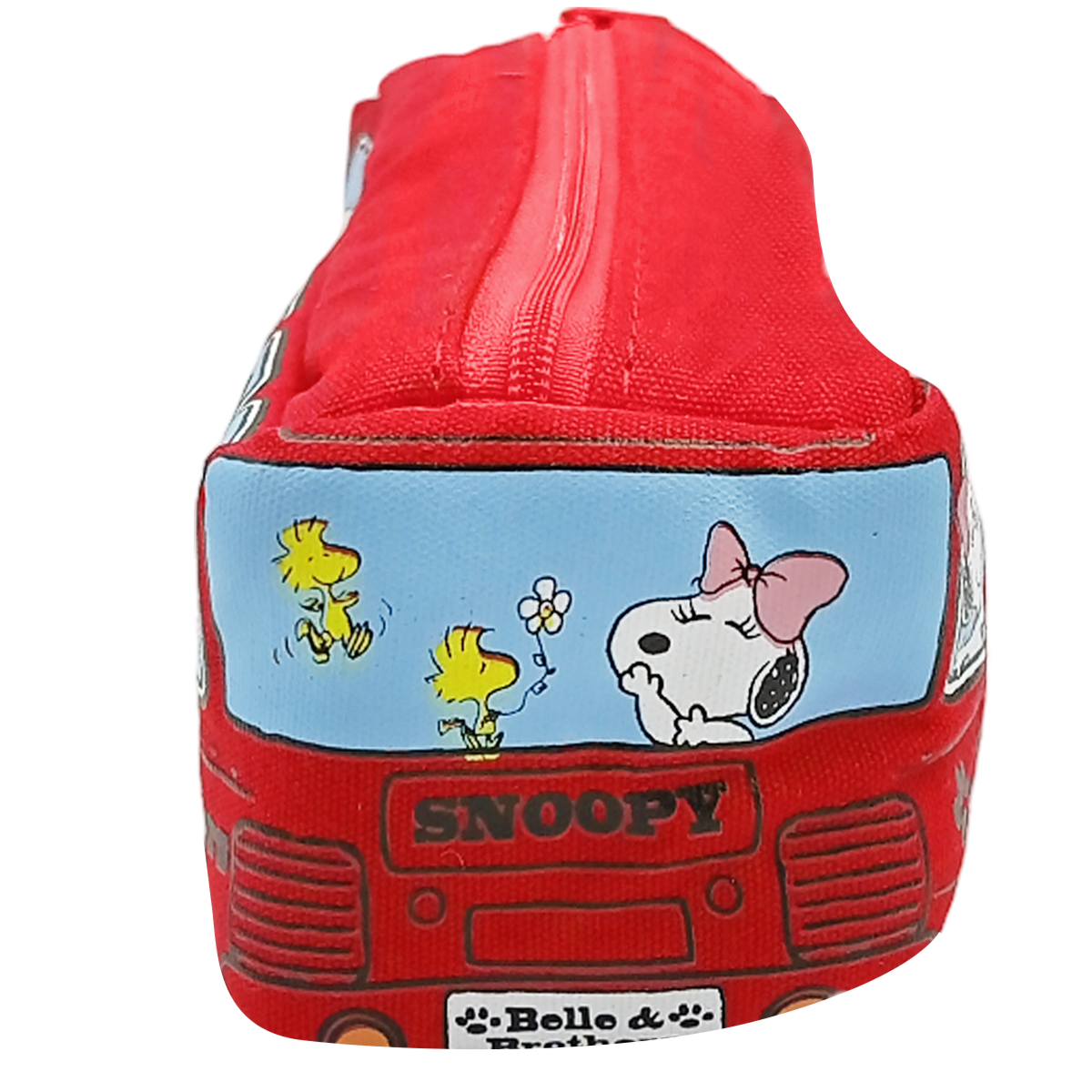 Lapicera camioncito escolar Snoopy roja