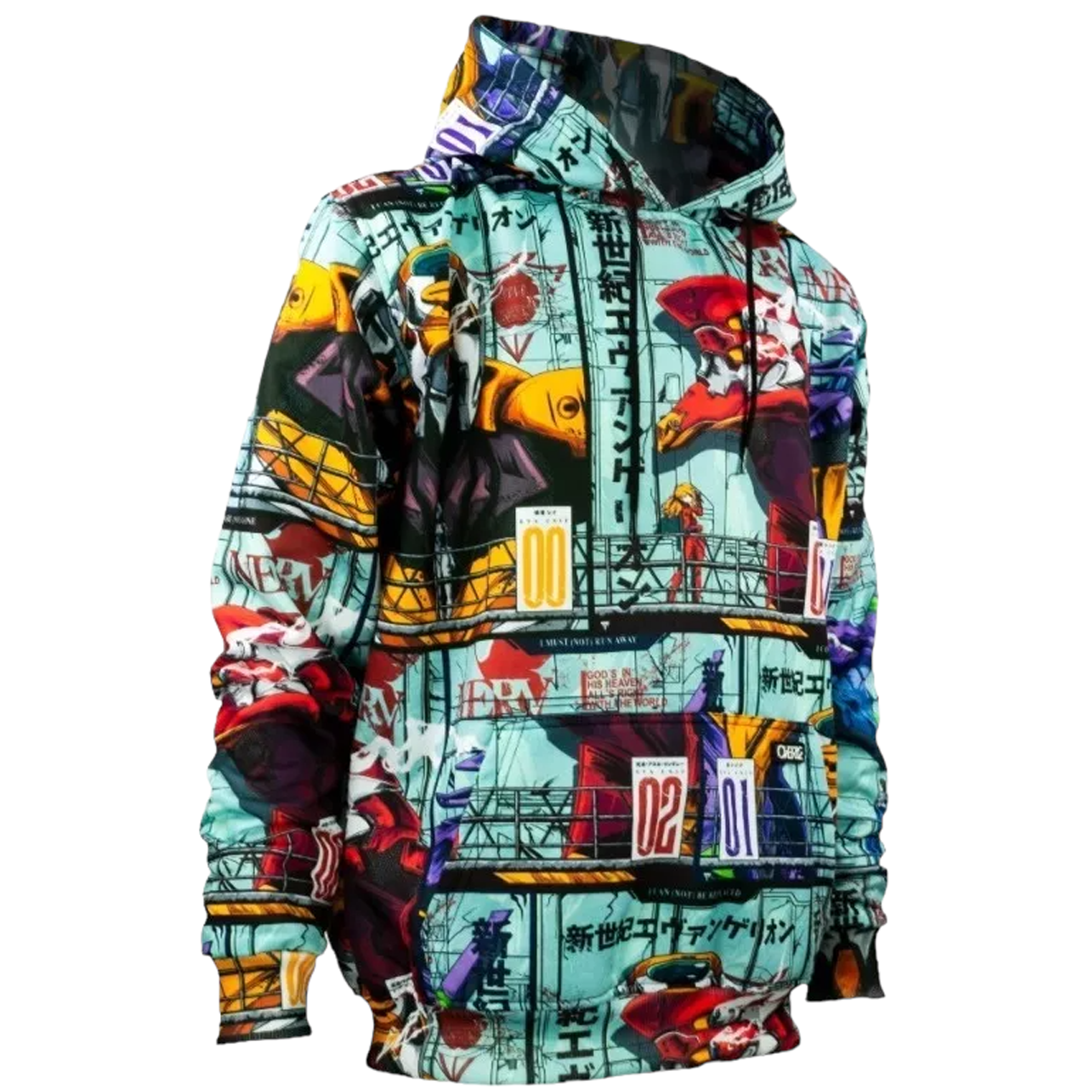 Sudadera hoodie cerrada con gorro - Evangelion