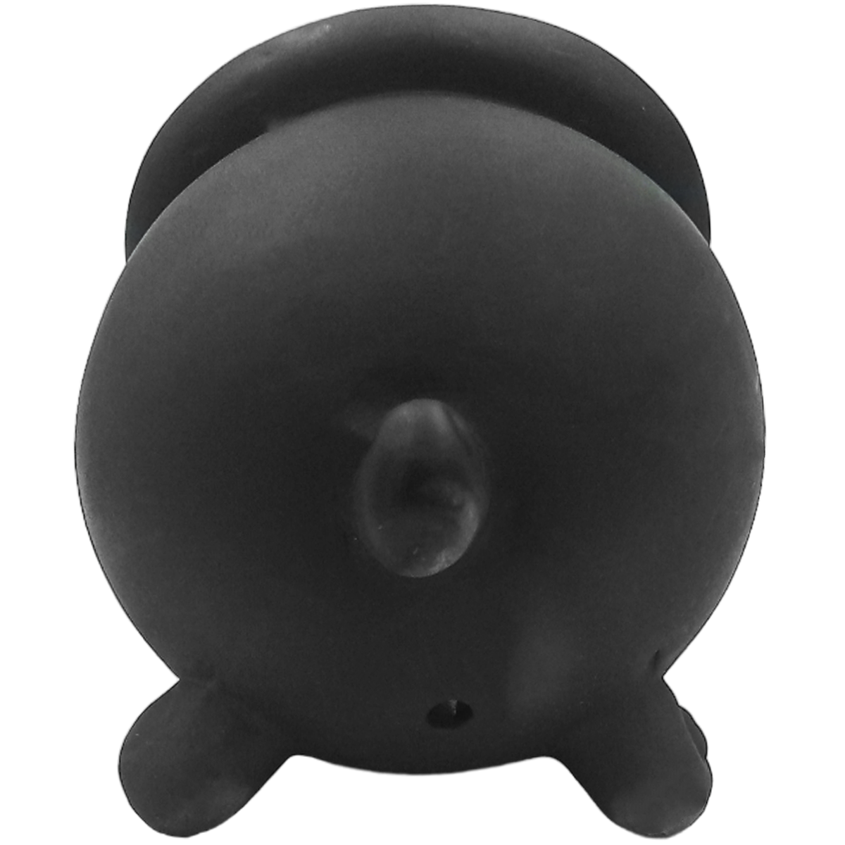 Maceta de caldero de cerámica - Negra