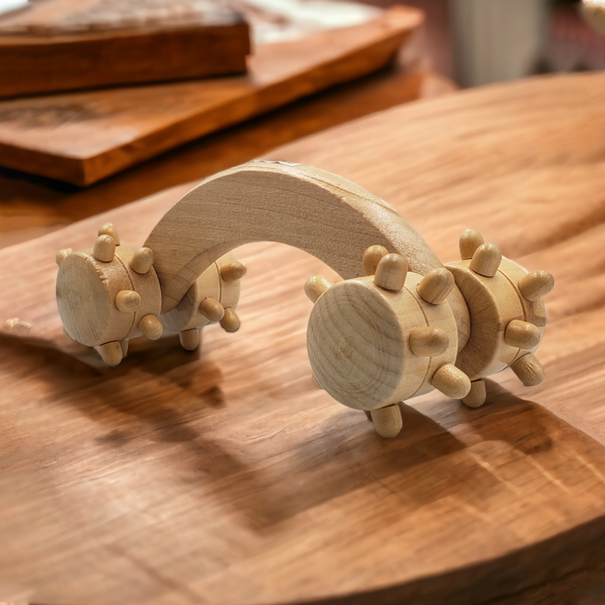 Masajeador de madera