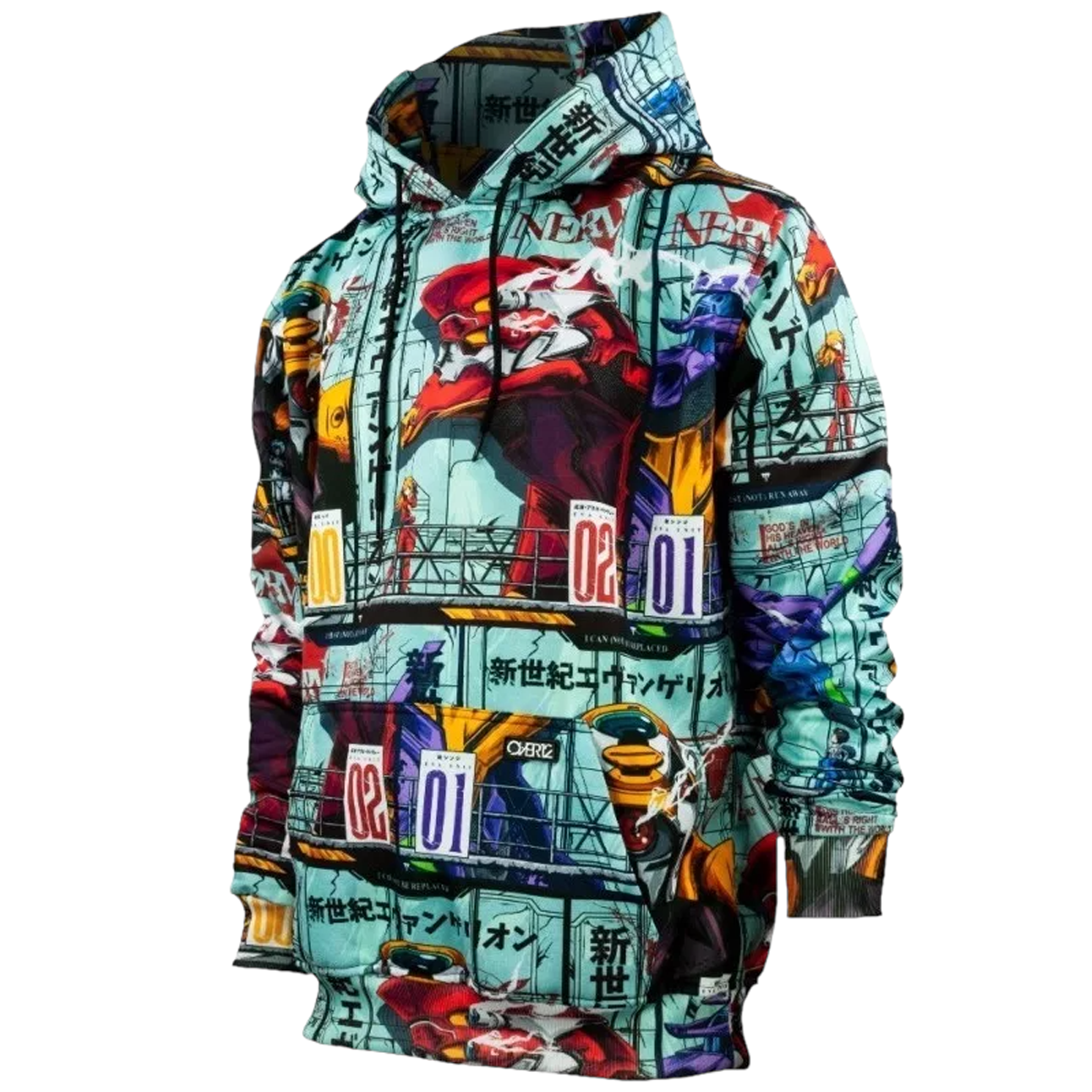 Sudadera hoodie cerrada con gorro - Evangelion