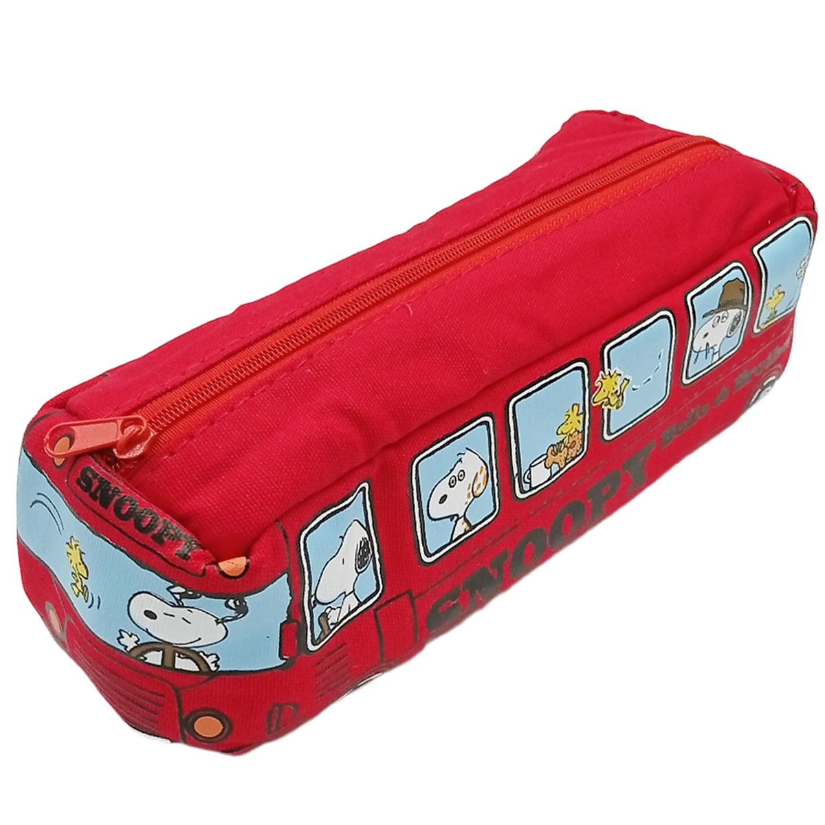 Lapicera camioncito escolar Snoopy roja