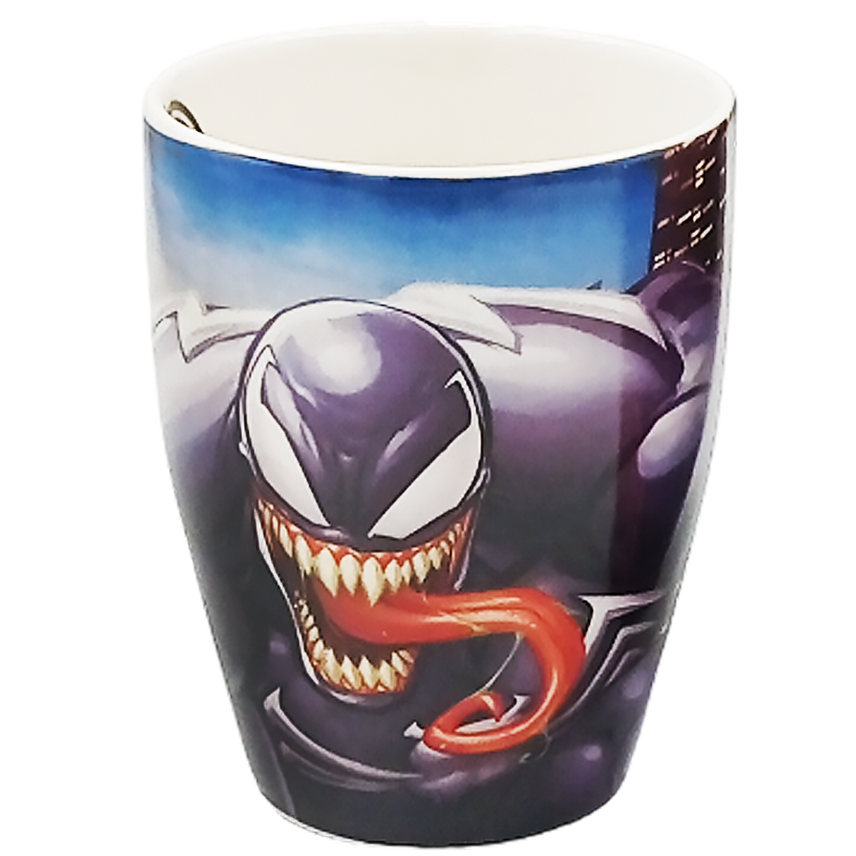 Juego de 2 Tazas de cerámica con cuchara Spiderman y Venom