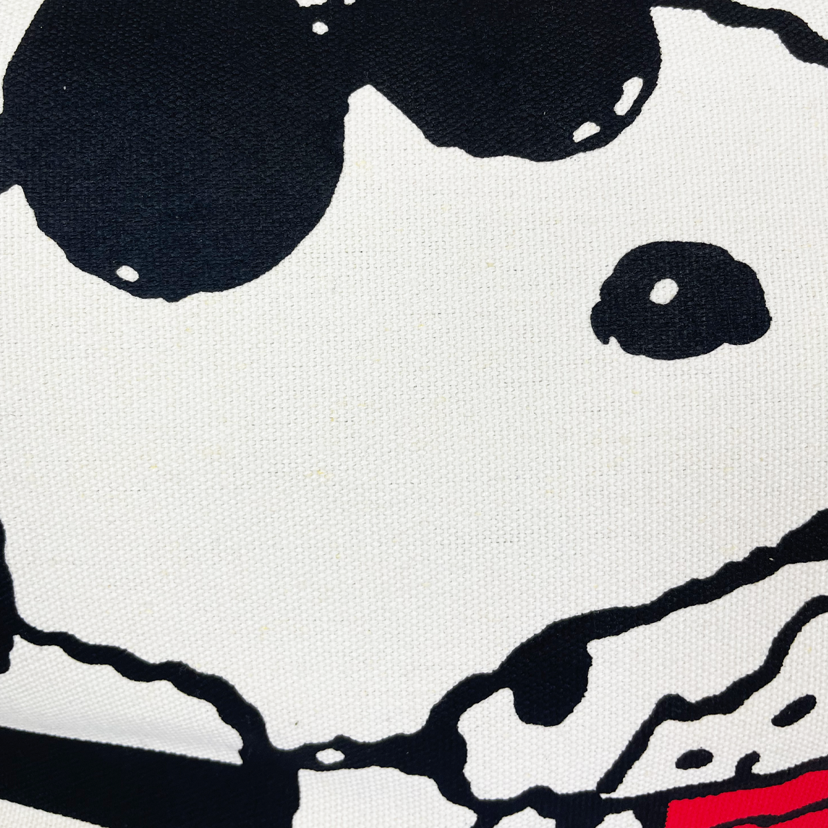 Bolsa tote de asa Snoopy rayada