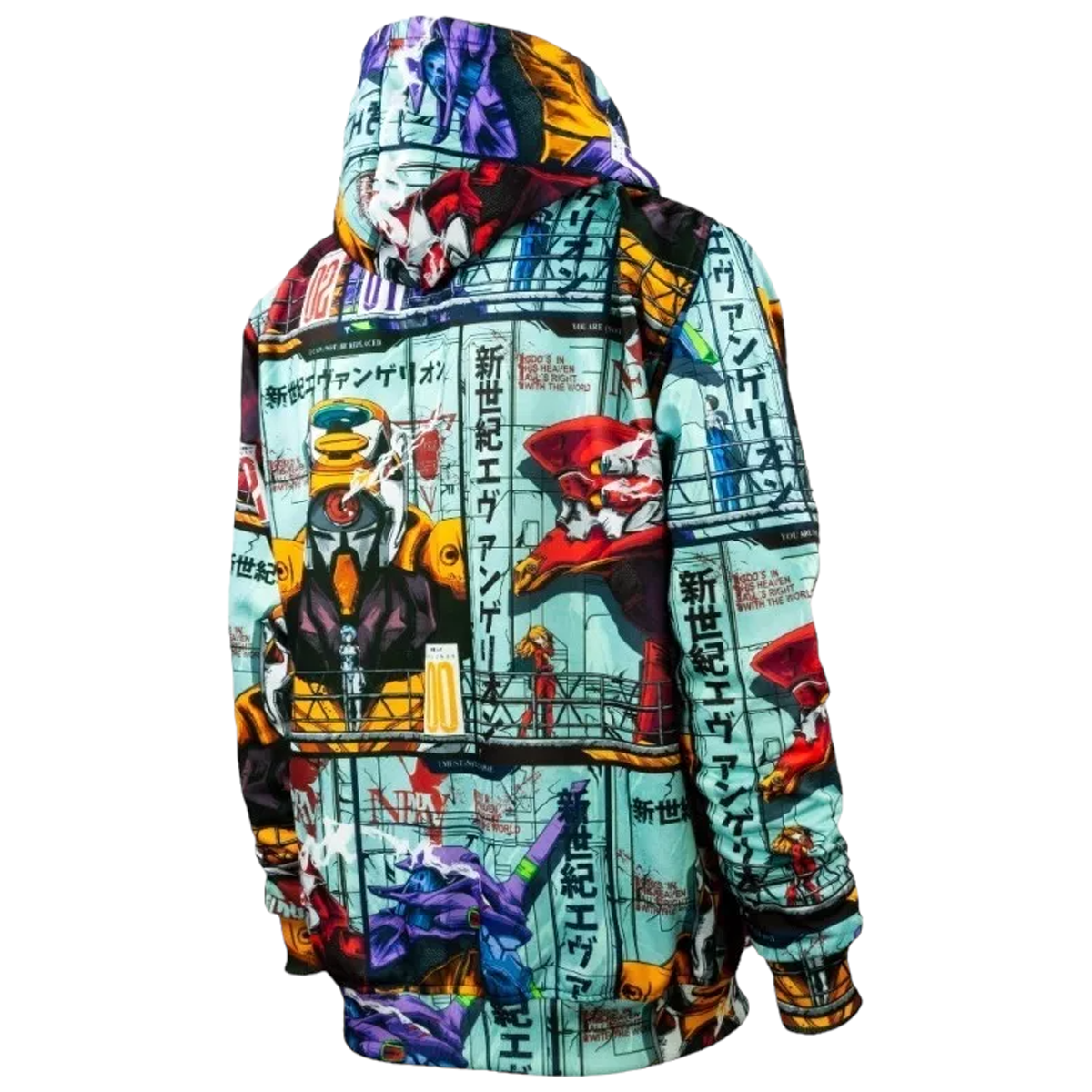 Sudadera hoodie cerrada con gorro - Evangelion