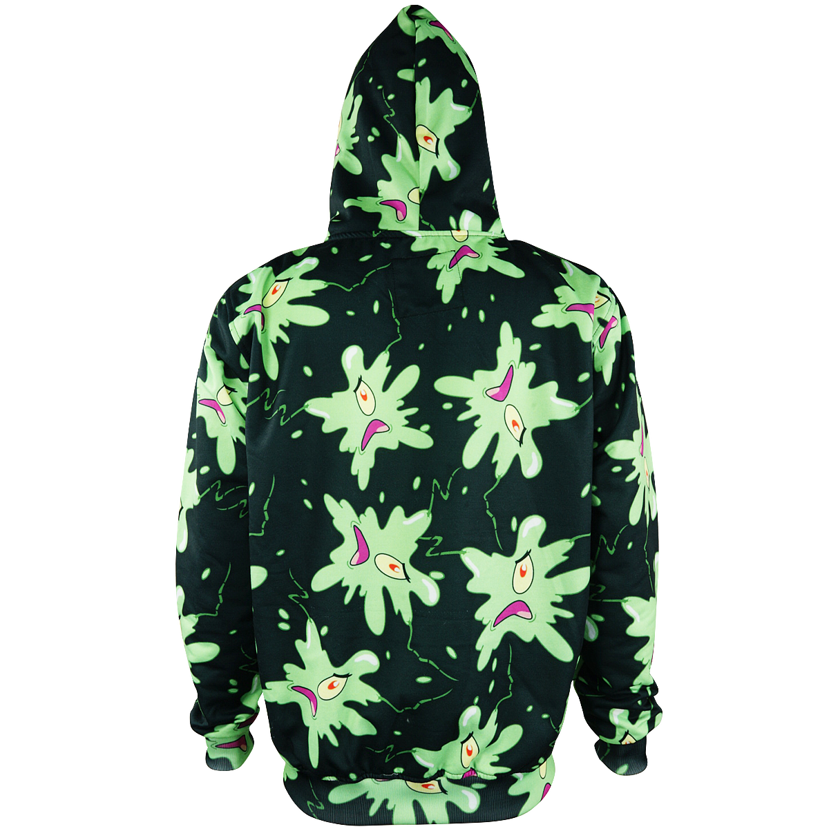 Sudadera hoddie cerrada con gorro - Plankton