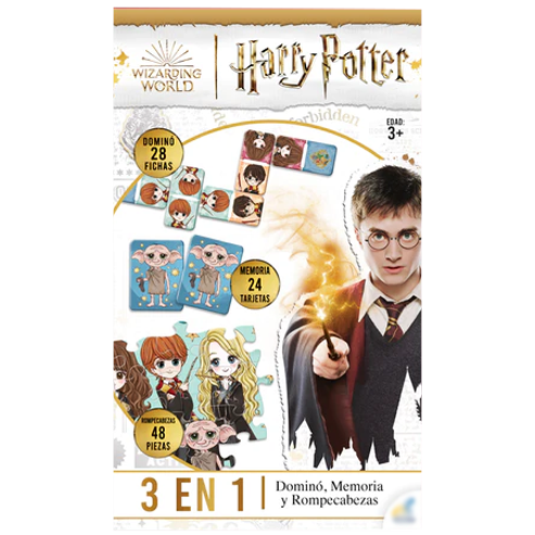 Set de juegos 3 en 1 Harry Potter