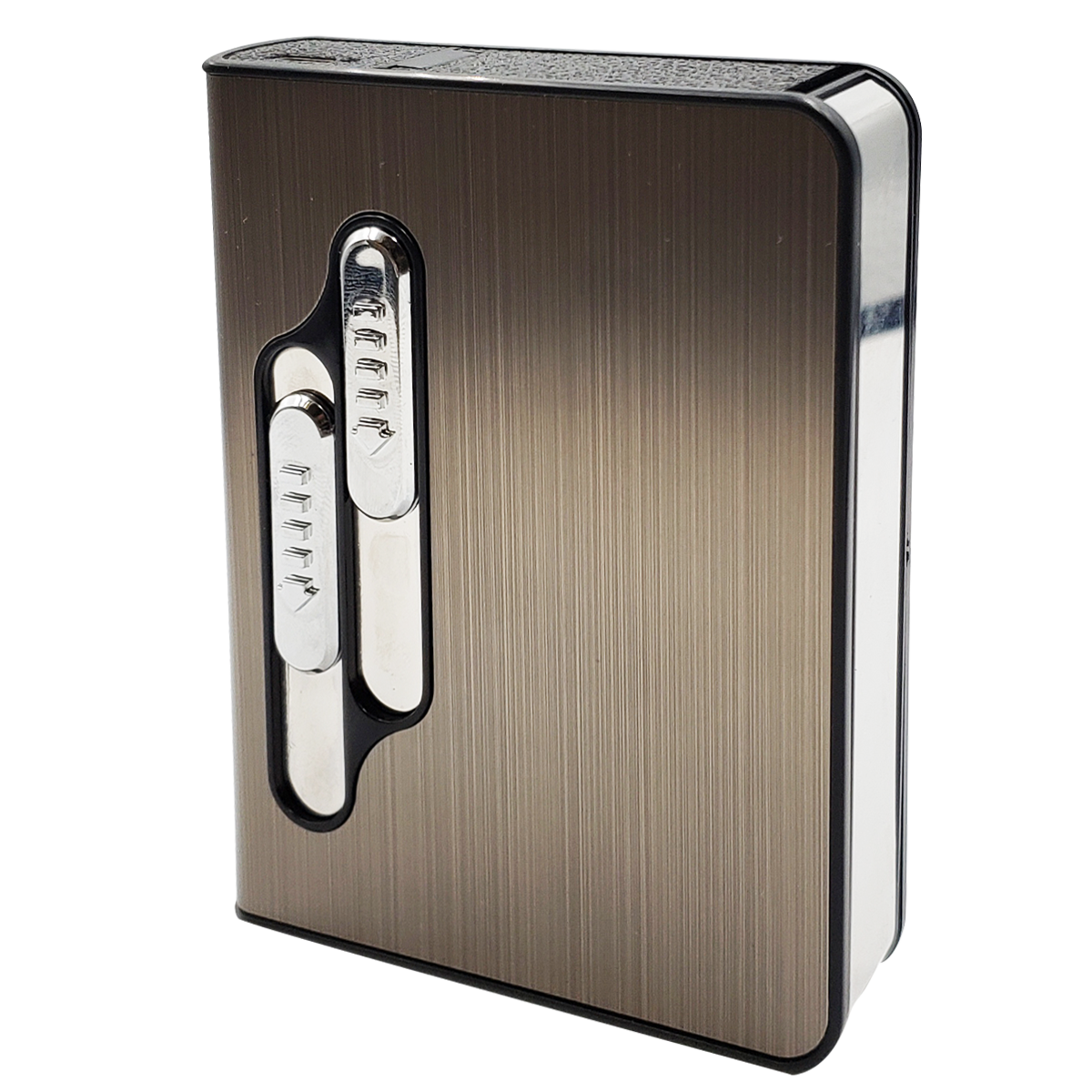 Cigarrera clásica con encendedor eléctrico