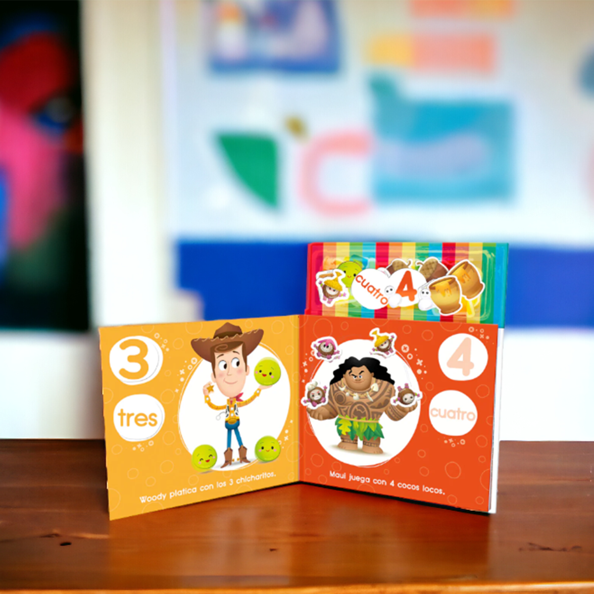 Mini libro magnético educativo de Disney