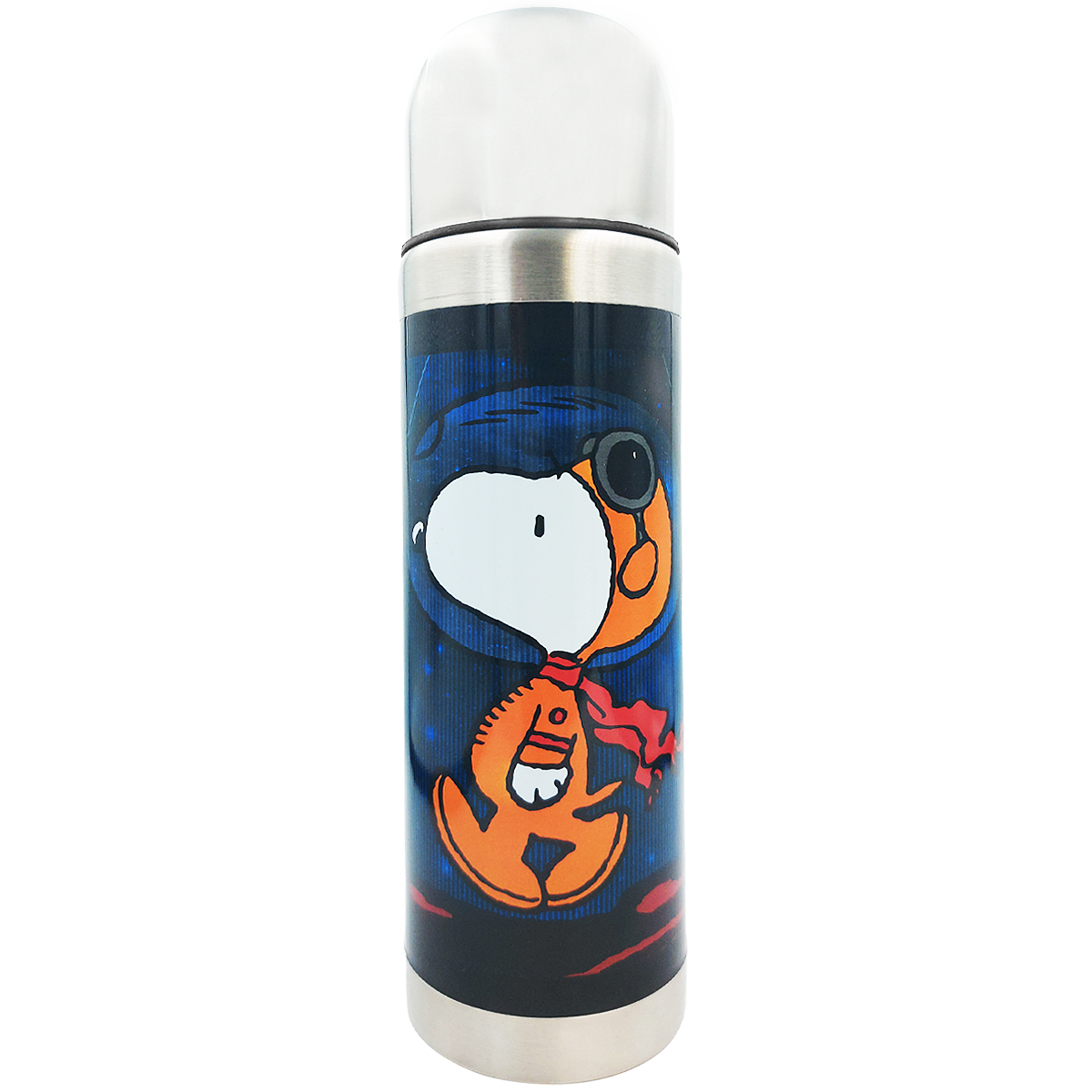 Botella termo de doble pared, tapa de acero Snoopy