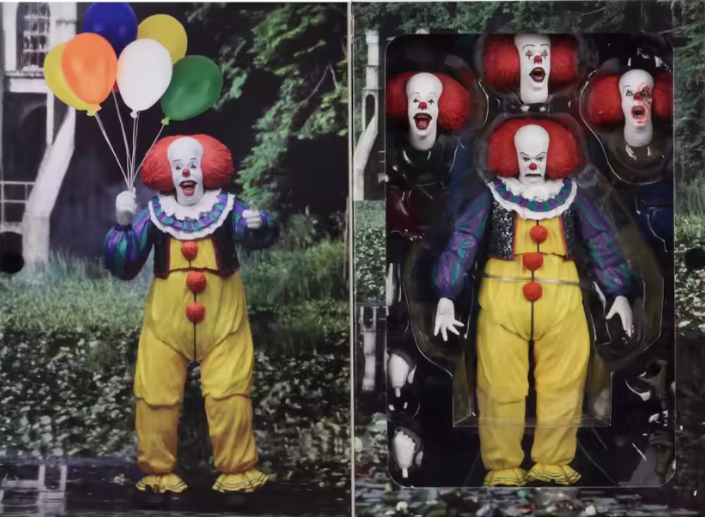 Figura de acción IT clásico colección de terror