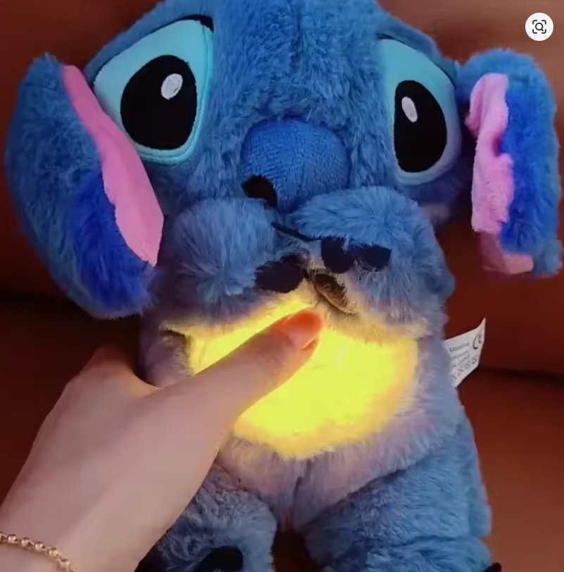Peluche Stitch con luz peluche calma ansiedad