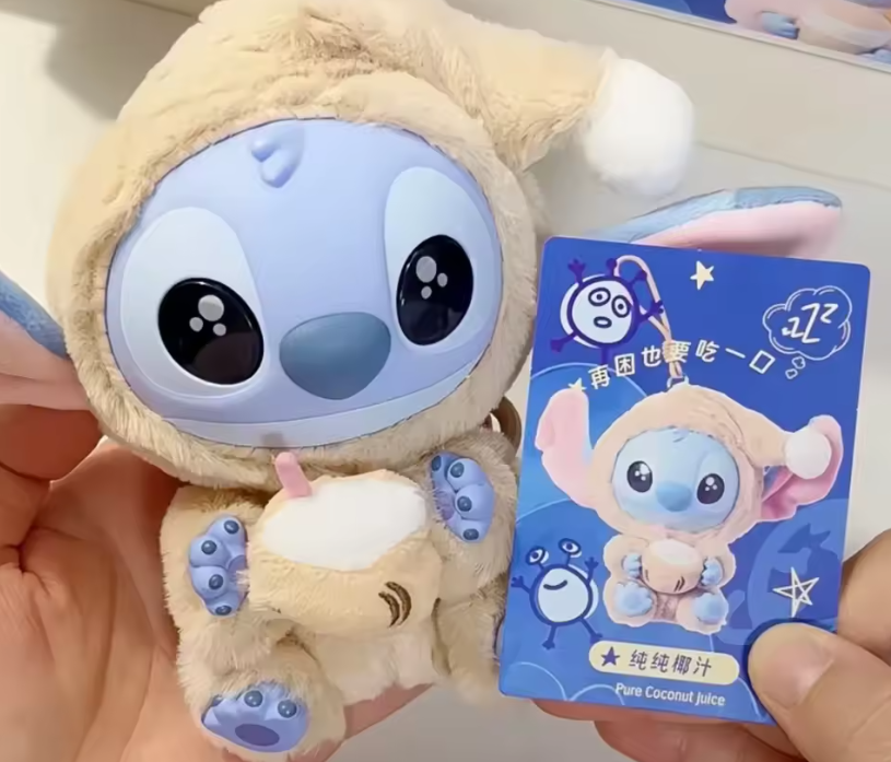 Figura sorpresa Stitch Labubu caja misteriosa