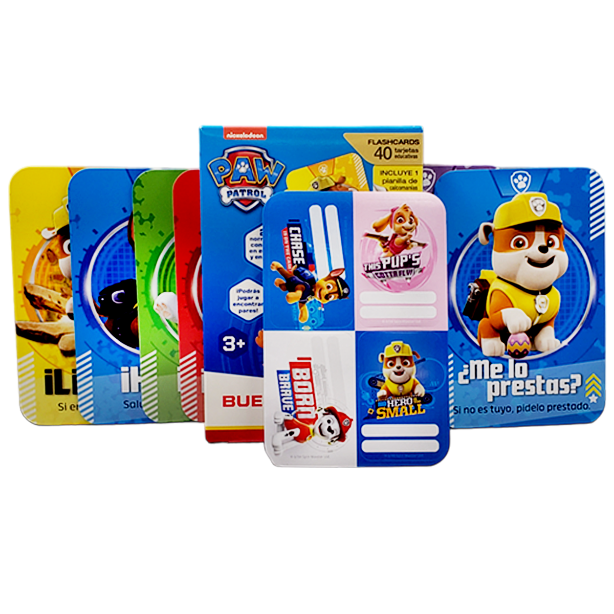 Tarjeta buenos modales con Paw Patrol