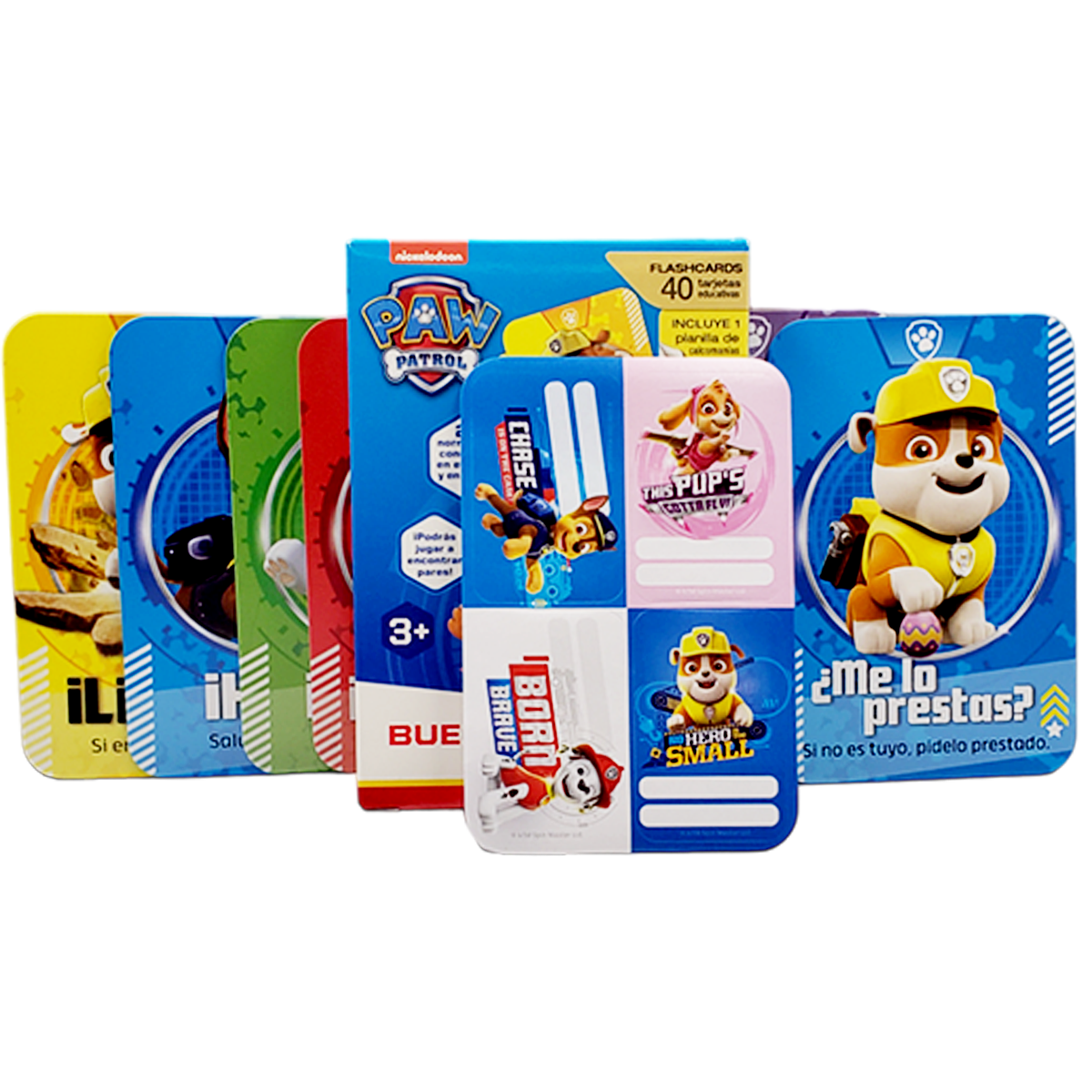 Tarjeta buenos modales con Paw Patrol