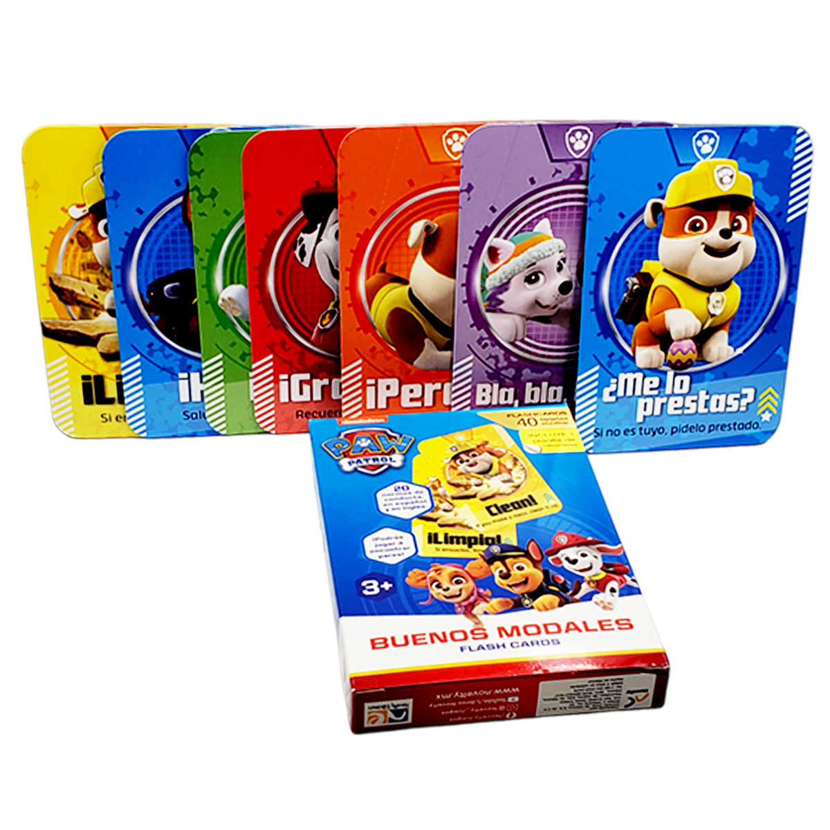 Tarjeta buenos modales con Paw Patrol