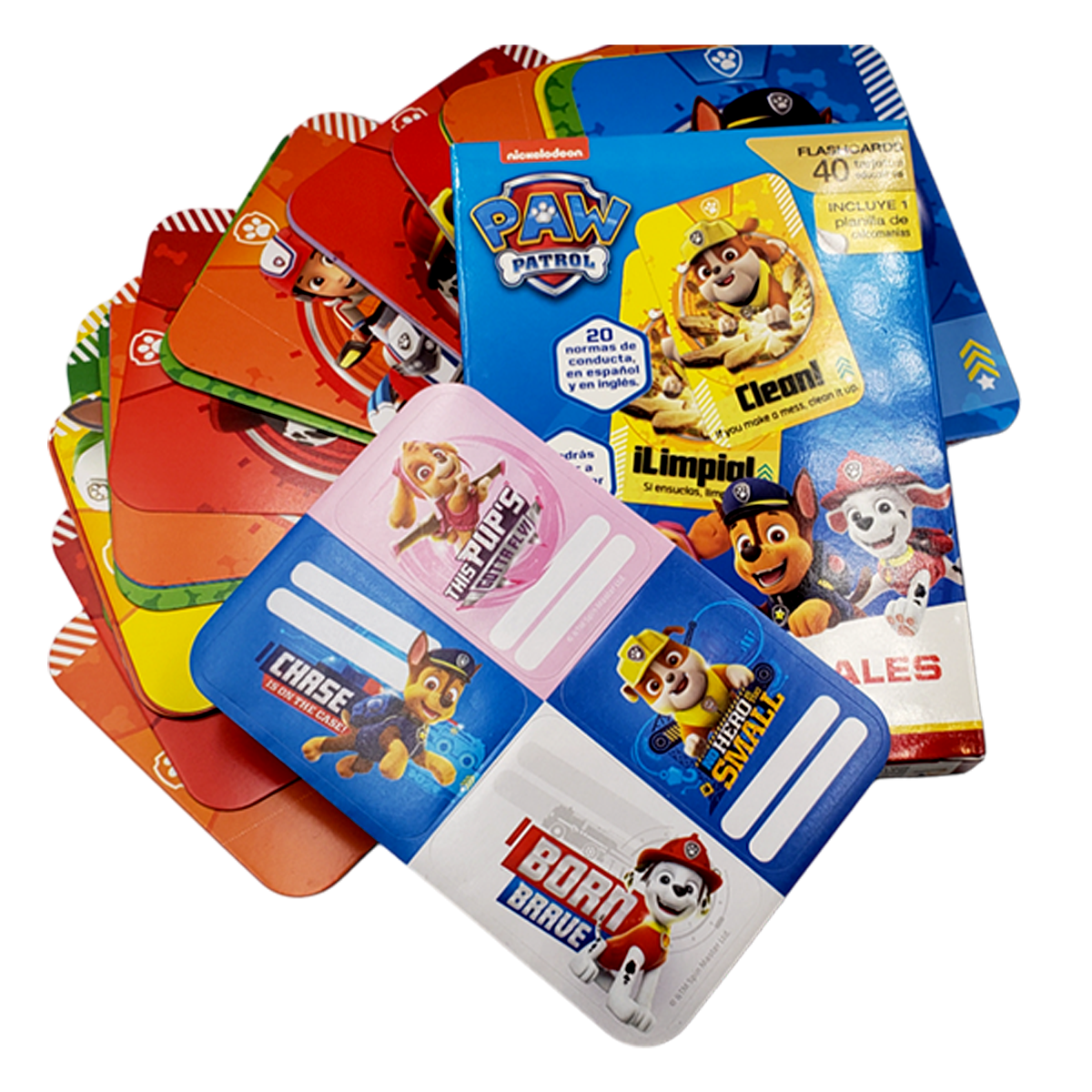 Tarjeta buenos modales con Paw Patrol