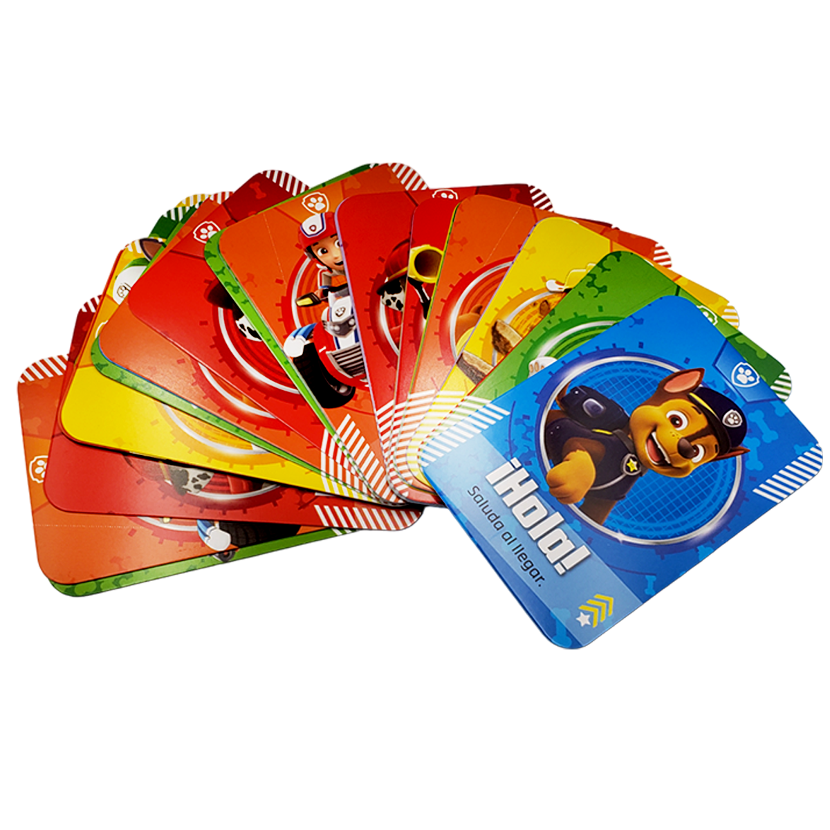 Tarjeta buenos modales con Paw Patrol