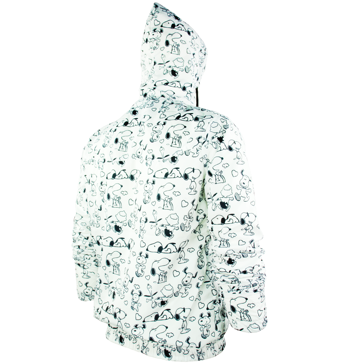 Chamarra rompevientos con gorro Snoopy