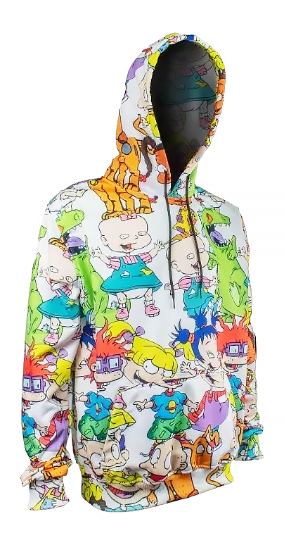 Sudadera hoddie cerrada con gorro blanca - Rugrats