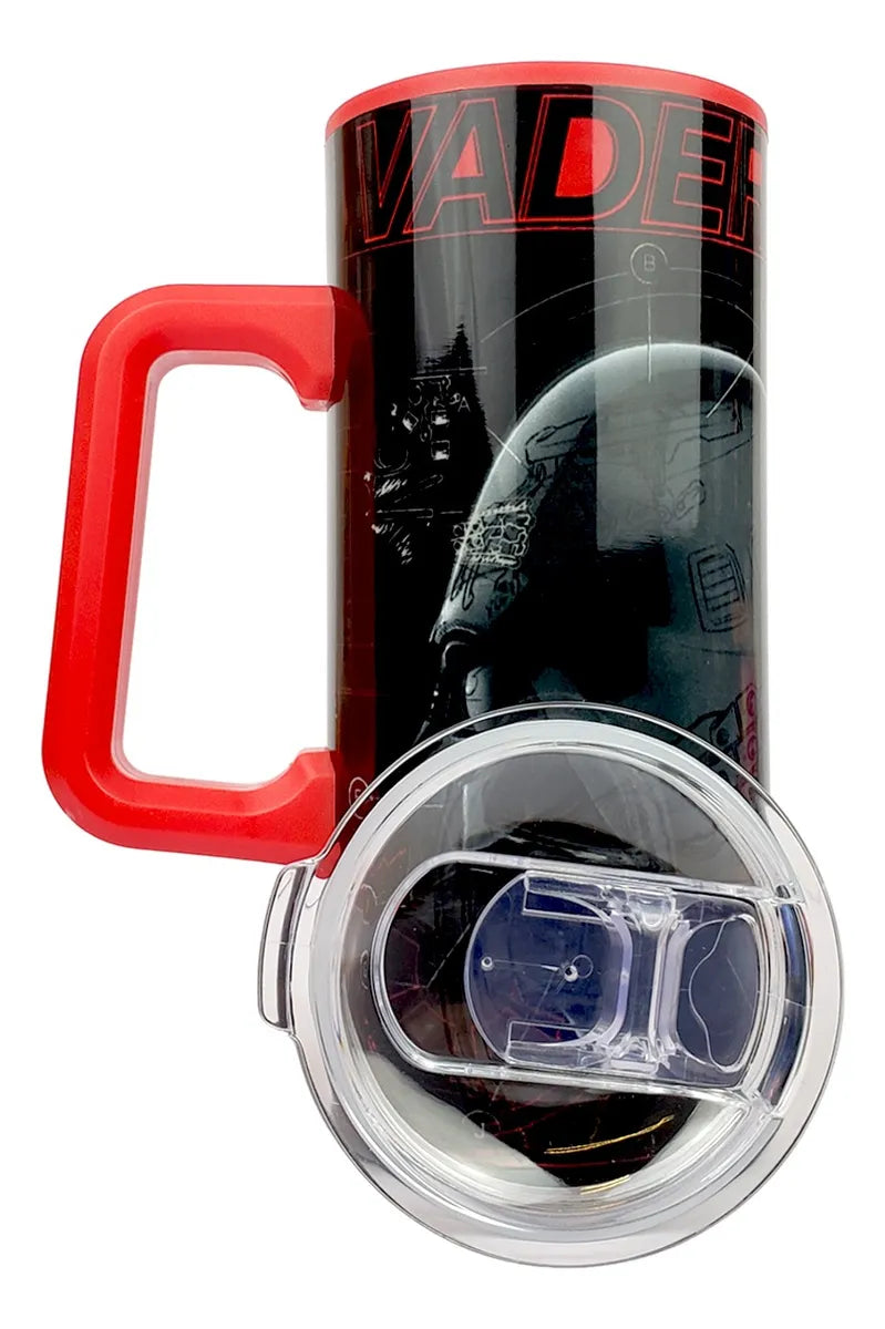 Termo doble pared con asa Darth Vader