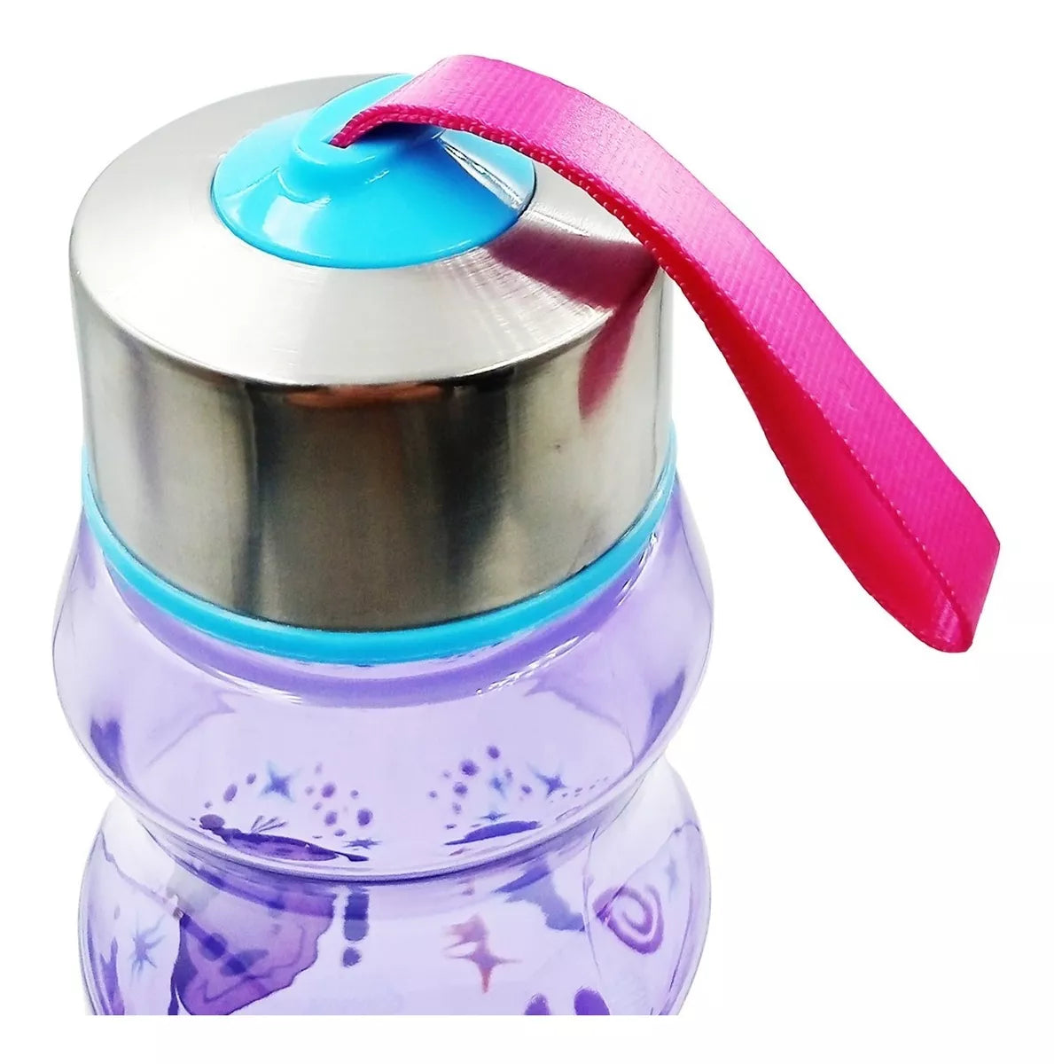 Botella de agua tapa de acero Mickey y Minnie baby