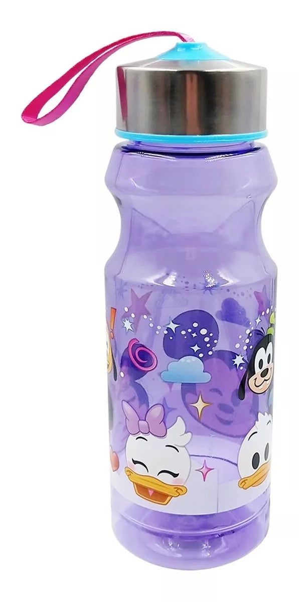 Botella de agua tapa de acero Mickey y Minnie baby