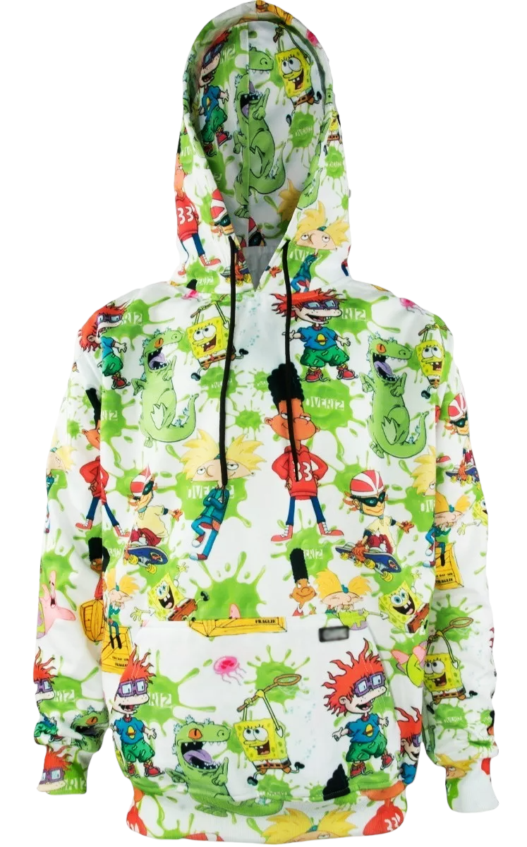 Sudadera hoodie cerrada con gorro - Nickelodeon