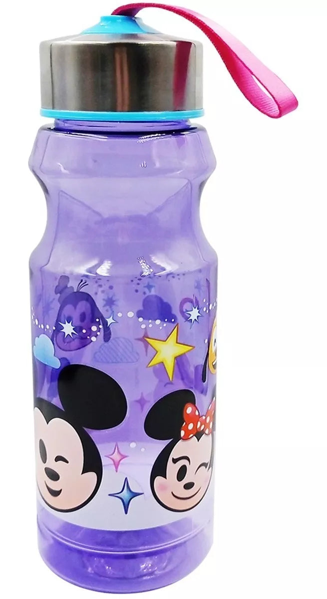 Botella de agua tapa de acero Mickey y Minnie baby