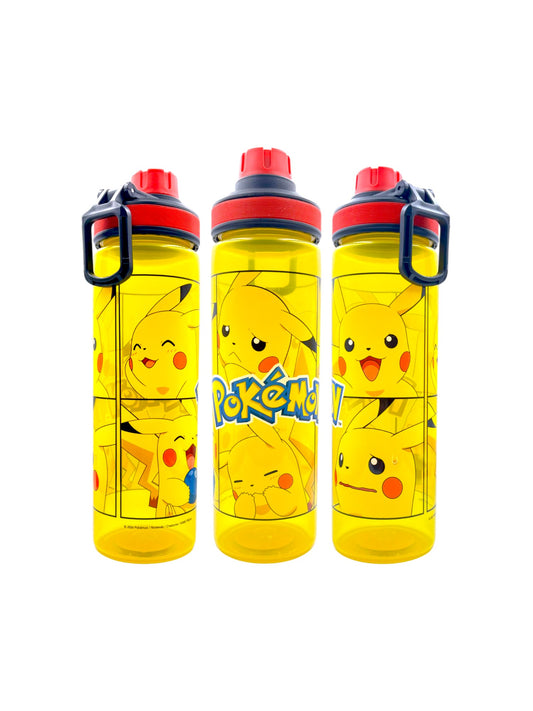 Botella Pikachu pokémon con taparosca